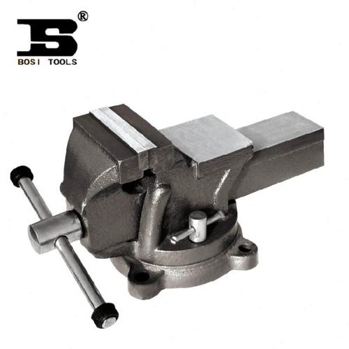 波斯 灰铁HT150精密 5寸 重型活动带砧台虎钳 14公斤重