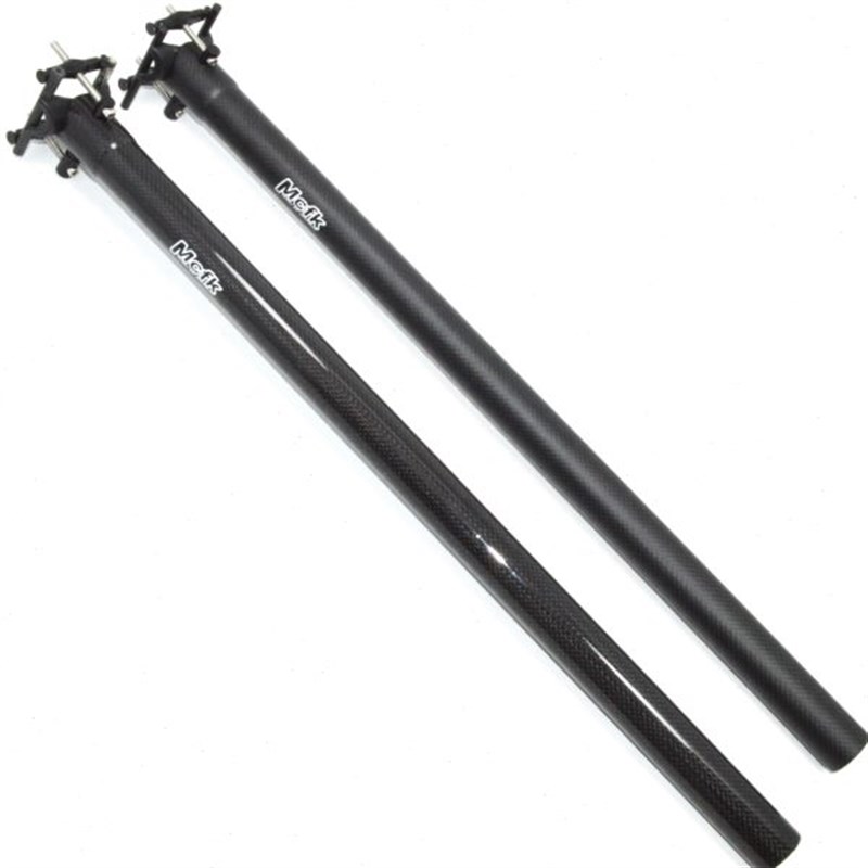 MCFK碳纤维折叠自行车坐管小t轮车座管天平头坐杆31.8 33.9 34.9m