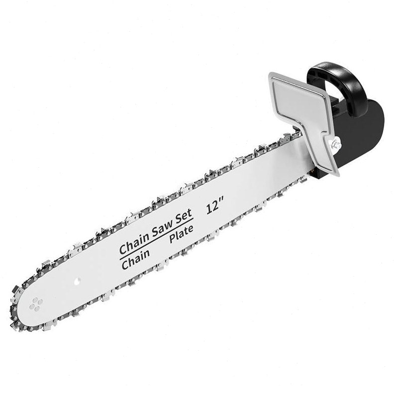 角磨机改装电链锯链条电锯家用小型手持电据多功能木工切割伐木锯