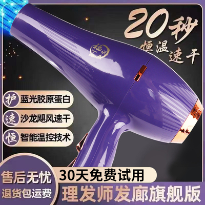 吹风机家用理发店大功率蓝光冷热