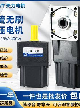 TVT直流调速无刷电机微型24V30W-300W恒扭矩抗干扰直流无刷电机