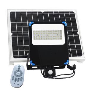 30W2.4GHz遥控感应8模式 太阳能灯户外庭院投光灯led灯太阳能板
