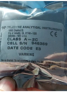 美国Teledyne微量氧燃料电池O2氧气传感器A-2C GPR-12-333 OX-1