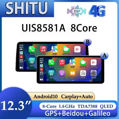 12.3寸FYT8581A车载导航4G全网通8核无线Carplay安卓Auto智能导航