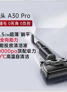 石头洗地机A30ProF25吸尘器除螨贴边吸拖洗一体机手持式多功