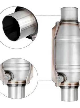 530042进出口通用催化转换器带O2端口和隔热罩用于2英寸排气管