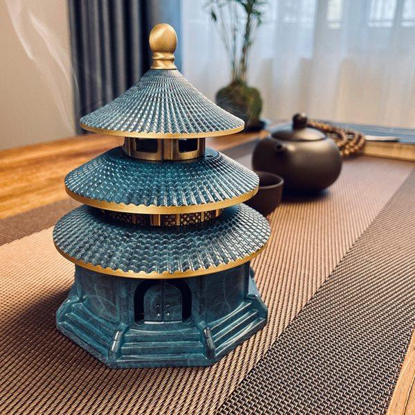 创意纯铜香炉 天坛仿古檀香炉大号 创意盘香炉熏香炉家用室内茶道,家居饰品,香薰炉,淘宝优惠券,粉丝福利购,淘宝优惠卷