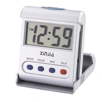 老人闹钟??老人专用大报时表报时器老人讲话盲人语音电子闹钟表
