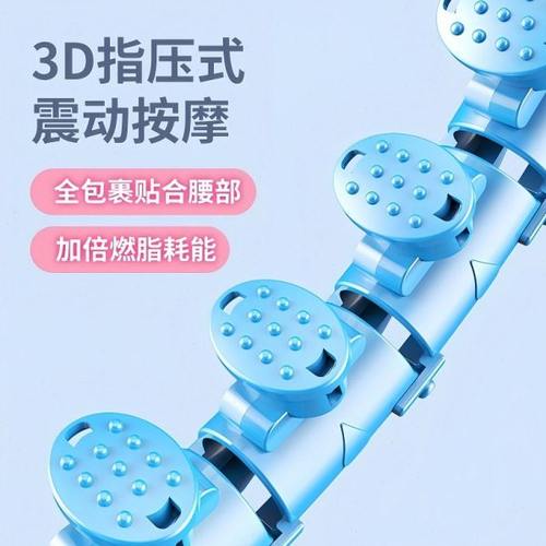 呼啦圈女士专用减腹部运动健身器材弹簧按摩款不会掉可拆卸呼啦圈