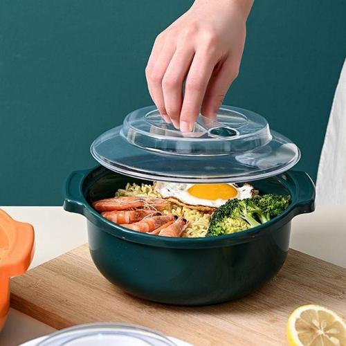 日式微波炉专用带盖泡面碗家用饭盒学生宿舍专用器皿微波炉加热碗