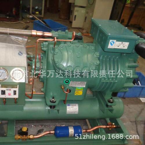 4CC-6.2-40P冷库压缩机6匹4DC-7.2-40S半封闭低温冷库机组压缩机