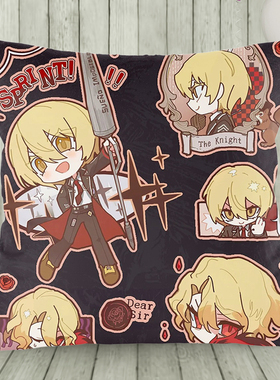 Q版鸿璐浮士德边狱巴士超软抱枕动漫二次元游戏周边礼物颜值靠垫