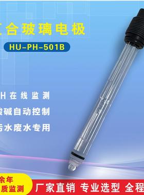 供应HUBBLE HU-PH-501B工业在线PH计电极探头 PH电极传感器厂家