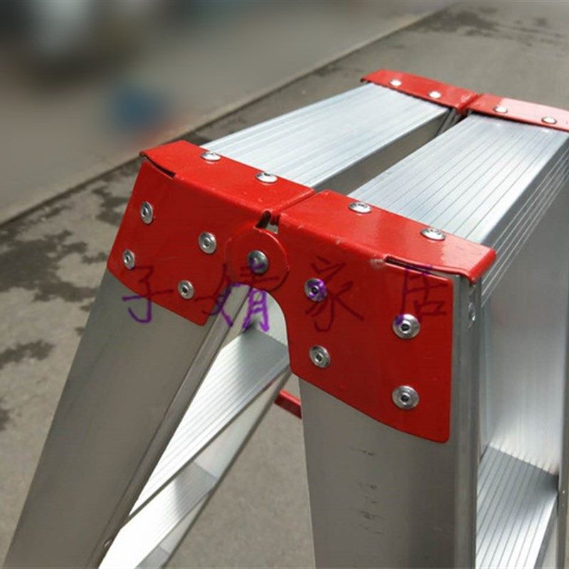 铝合金折叠人字家用梯子配件五金通用工程升降梯两侧加固固定合页