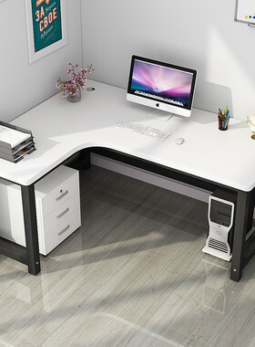 转角书桌长110/j130/150/170电脑L型办公简约卧室学习拐角定制桌