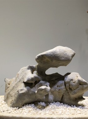 太湖石观赏石天然原石奇石鱼缸摆件假山石头景观石盆景园林灵璧石