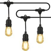 热卖 英规S14户外防水灯串节日装 饰户外防水灯串15m15头灯串