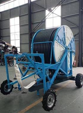 高杆喷枪卷盘式喷灌机绞盘式喷灌机jp75-400增压泵卷帘式喷灌机