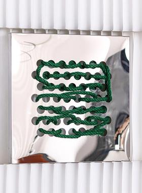 几何线条图案北欧风装饰画设计师抽象绳子穿梭桌面相框画摆件饰品