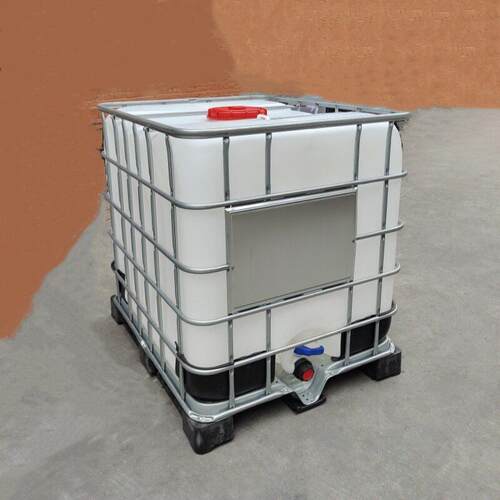 全0新B1000L塑桶料吨桶加厚九成新001IC集装耐酸带铁架化工吨桶50