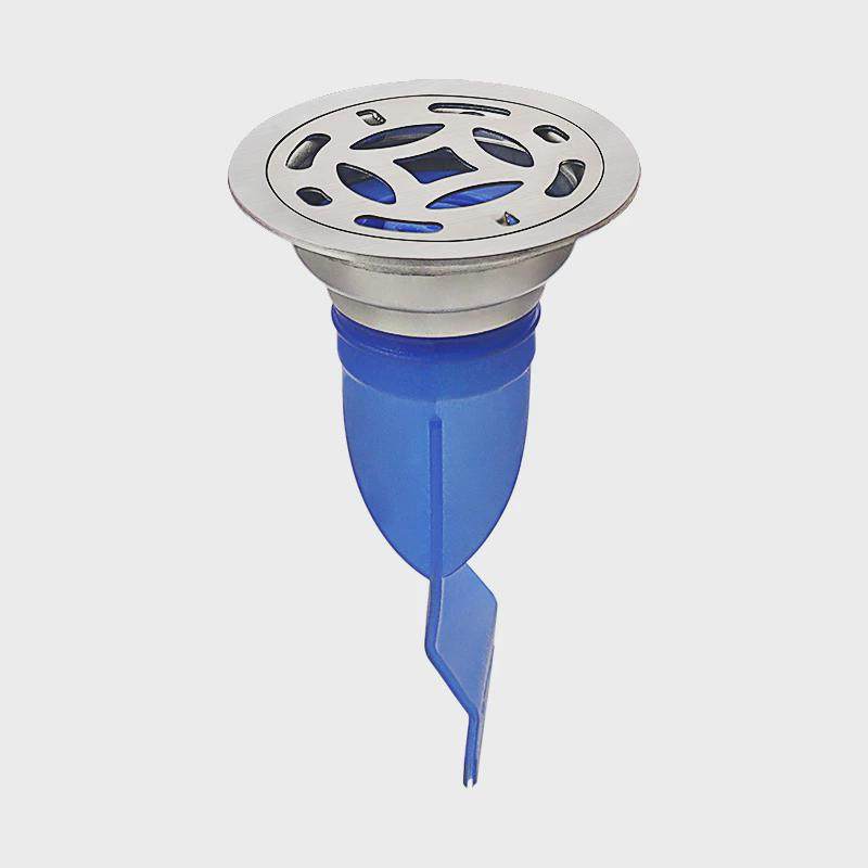 304不锈钢6cm圆形地漏50管6.5cm厕所防臭过滤老式地漏改造直插6.2