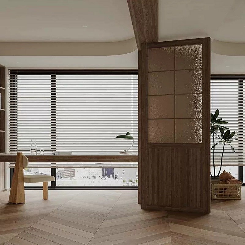 实木门折叠门卧室门卫生间门奶油风法式复古Q门卧室双开门玻璃门