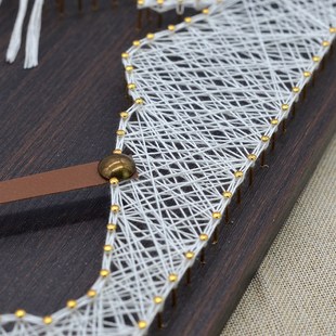 钉线画绕线画diy手工制作钉子画马弦丝画立体材料包创意定制礼物