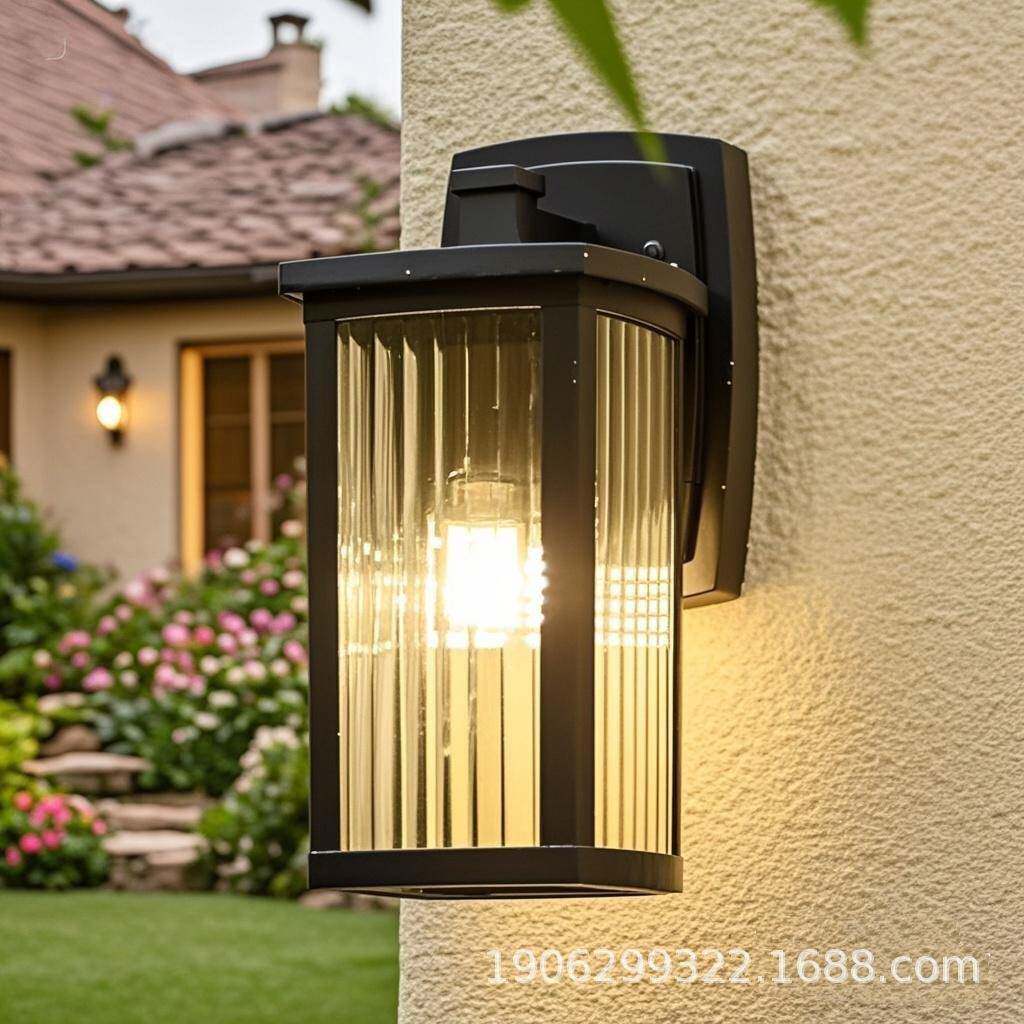 美式简约户外壁灯室外庭院大门口防水灯过道走廊阳台院子墙壁灯