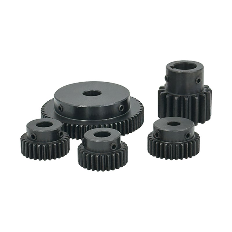 正齿轮2.5模36齿2.5M36T发黑电机凸C台齿轮齿条内孔12/14/15/16/1