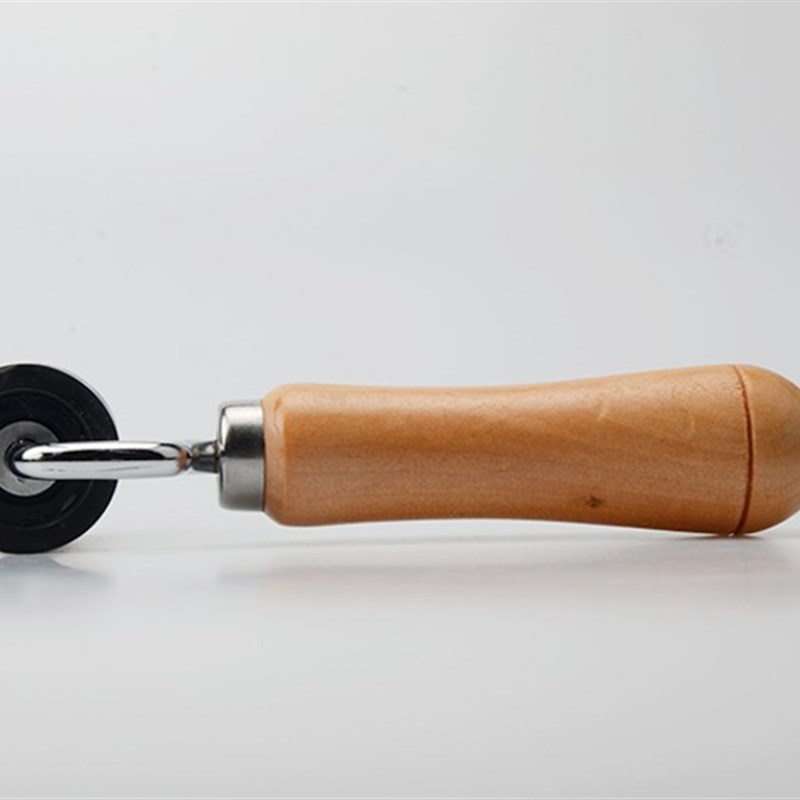 粘贴墙纸壁纸工具 壁纸工具 墙纸接缝压轮 小号T黑色橡胶压轮滚轮