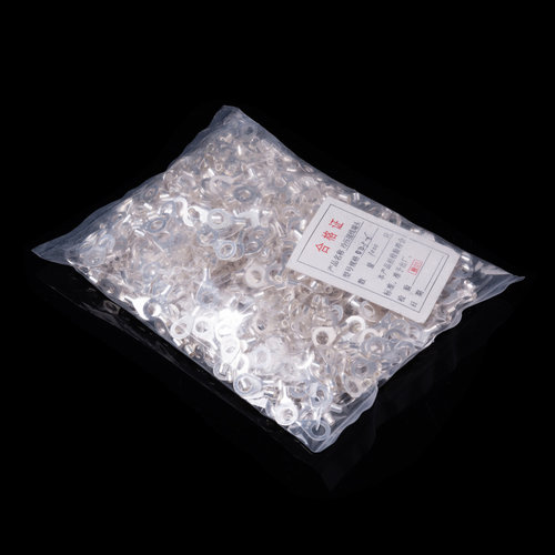 国标紫铜 OT冷压接线端子 RNB圆型裸端头OT2.5-Q6 铜鼻子1000只