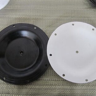 QBY气动隔膜泵配件 40衬氟F46隔膜片 塑料隔膜片耐腐蚀 QBY25 DBY