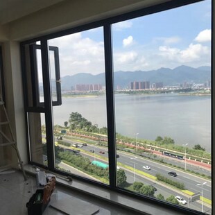 杭州断桥铝门窗封包阳台落地窗双层玻璃隔音平开窗铝合金窗户定做