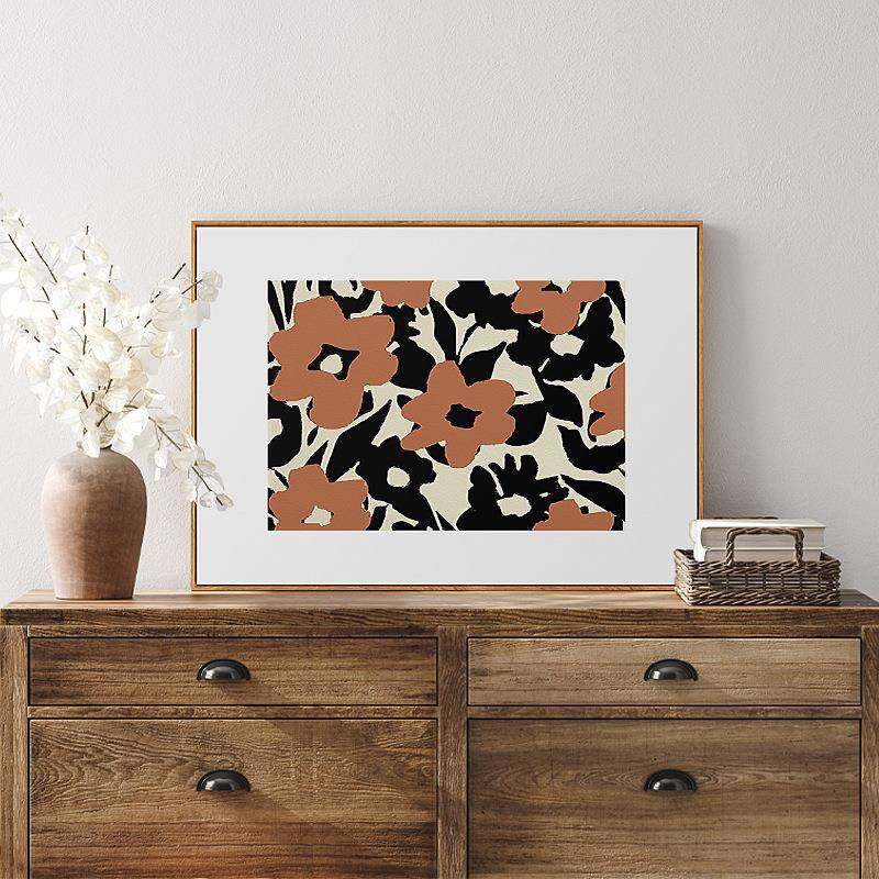 山花烂漫北欧复古风玄关柜装饰画花卉挂画空白墙原木风餐厅壁画,清洗/食品/商业设备,风口/风叶/风机配件,淘宝优惠券,粉丝福利购,淘宝优惠卷