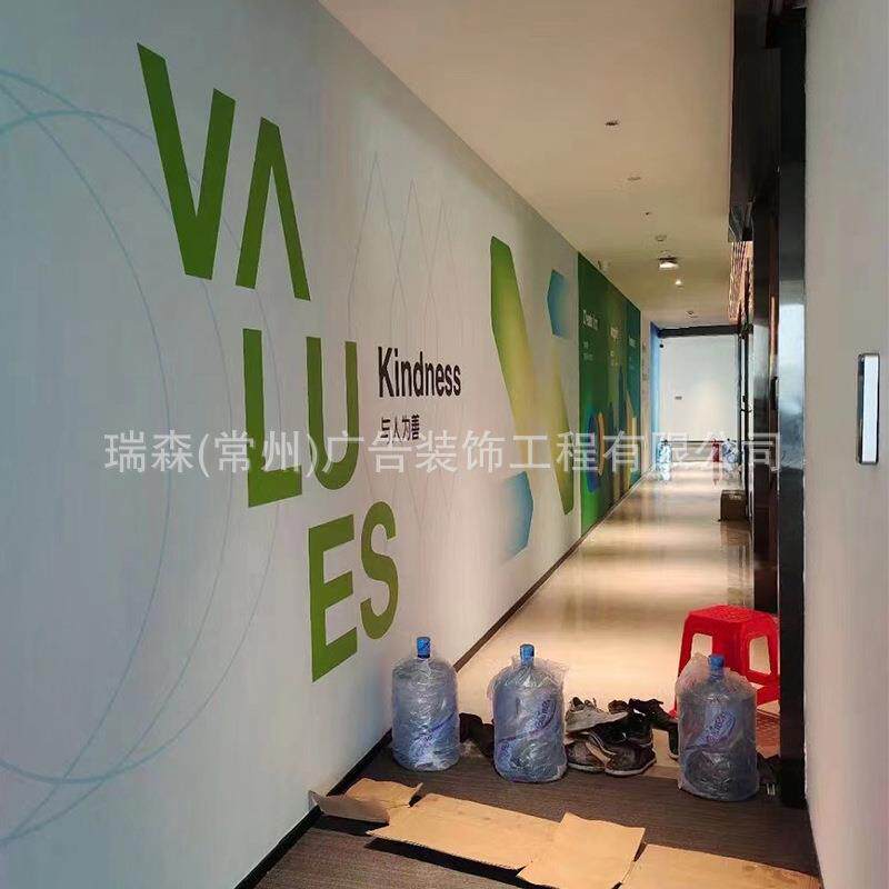 加厚竹节麻无缝墙布高精密壁布简约现代客厅卧室家装灰蓝色背景