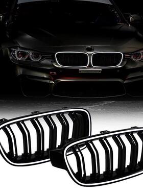 适用宝马老款3系F30 F35发光中网 320 330 325 13-18款3系LED中网