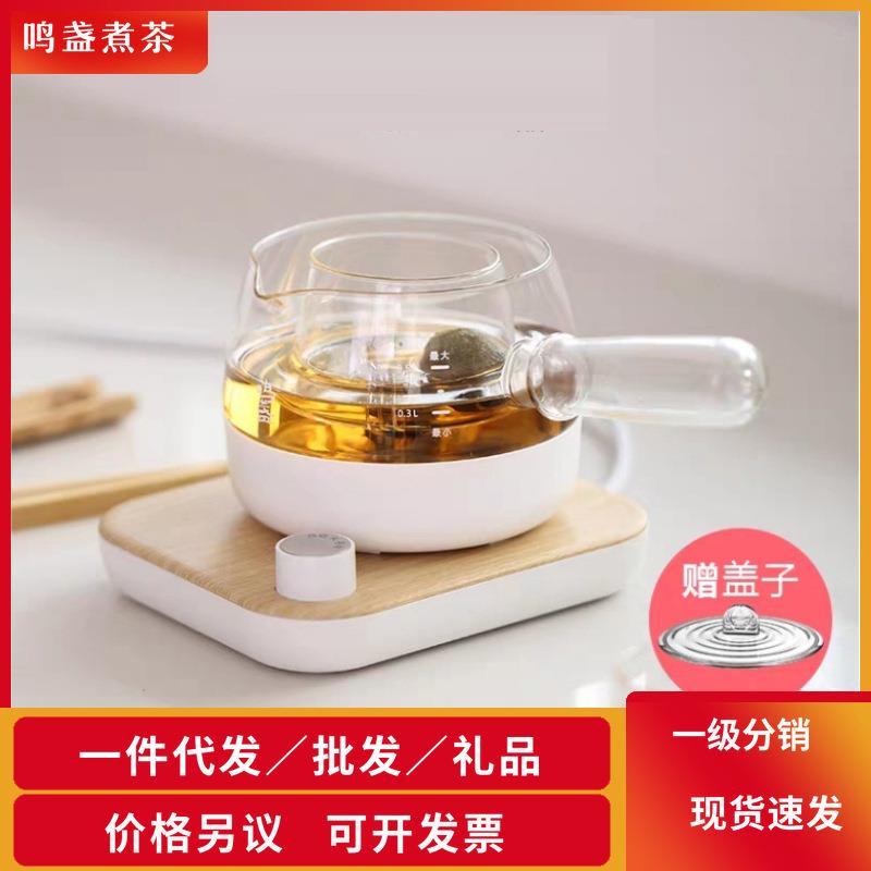 三合一高硼硅侧把煮水壶居家泡茶电热茶壶加厚玻璃多功能煮茶器