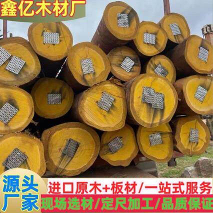 厂家直供乌拉圭玫瑰桉 原木木材 玫瑰桉刨切规格板材 巴西玫瑰木