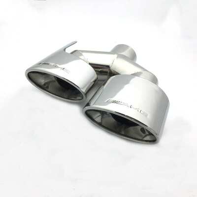 热卖汽车奔驰改装排气管C180C200C260C300四出尾嘴升级C63款尾喉