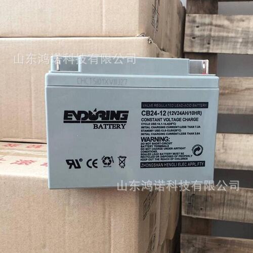 ENDURING恒力蓄电池CB24-1212V24AH/10HR通信基站Baace