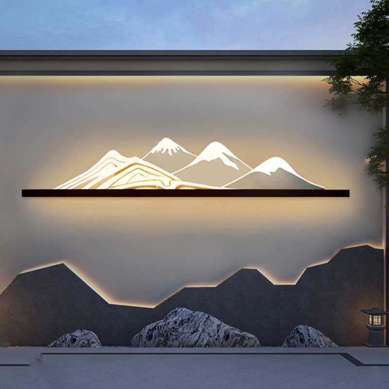 新中式户外壁灯防水太阳能别墅室外雪山庭院灯背景墙影壁墙外墙灯,模玩/动漫/周边/娃圈三坑/桌游,模型制作工具/辅料耗材,淘宝优惠券,粉丝福利购,淘宝优惠卷