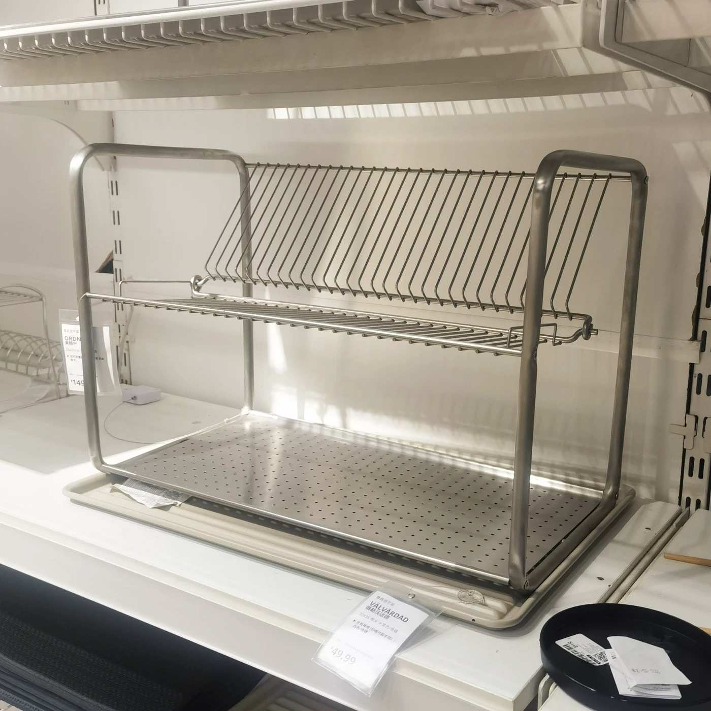 不锈钢厨房置物架奥格宁餐具沥干架盘碟碗沥水架厨具收纳角架