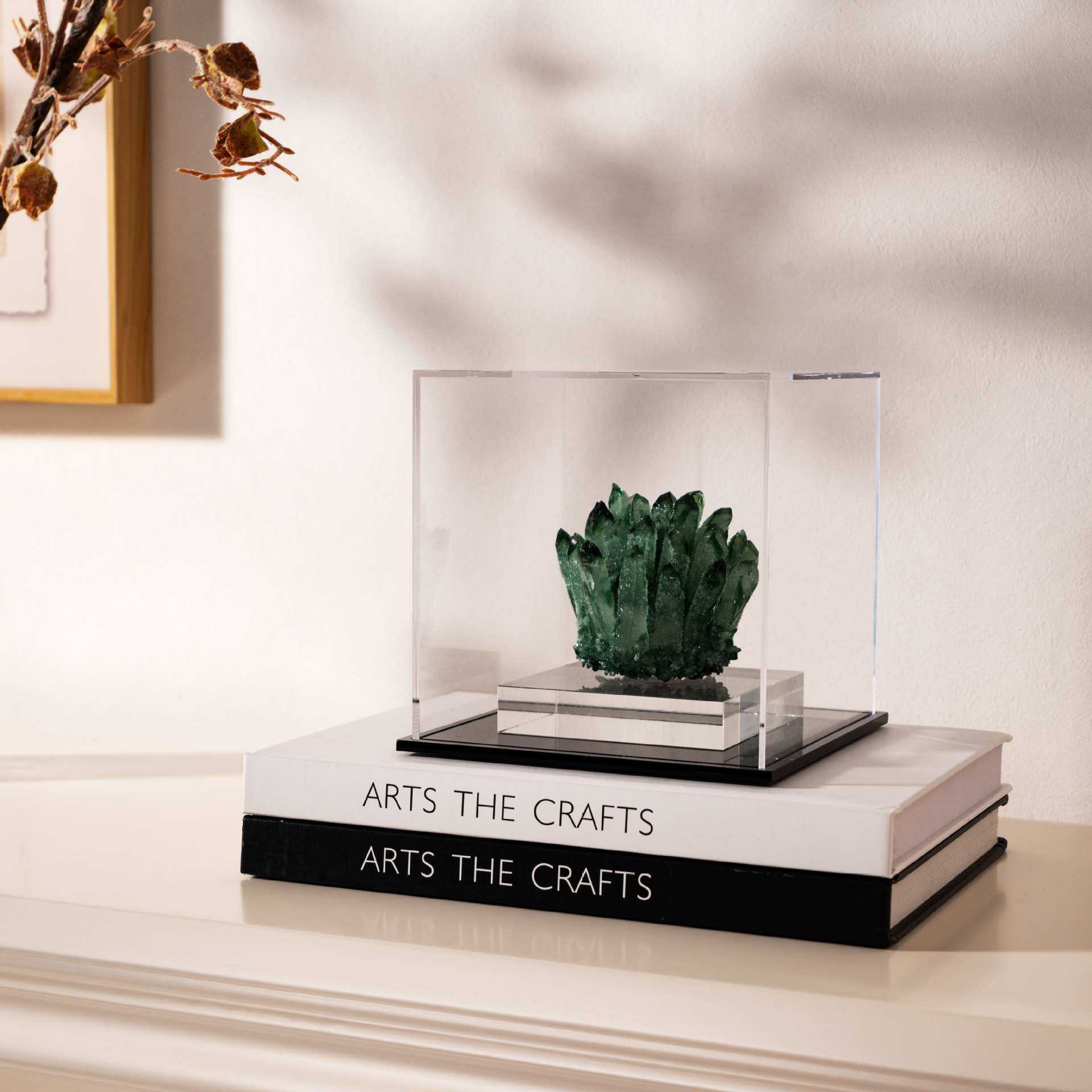 现代 ins风创意矿石绿水晶轻奢摆件售楼处别墅玄关酒柜高级感装饰,模玩/动漫/周边/娃圈三坑/桌游,模型制作工具/辅料耗材,淘宝优惠券,粉丝福利购,淘宝优惠卷