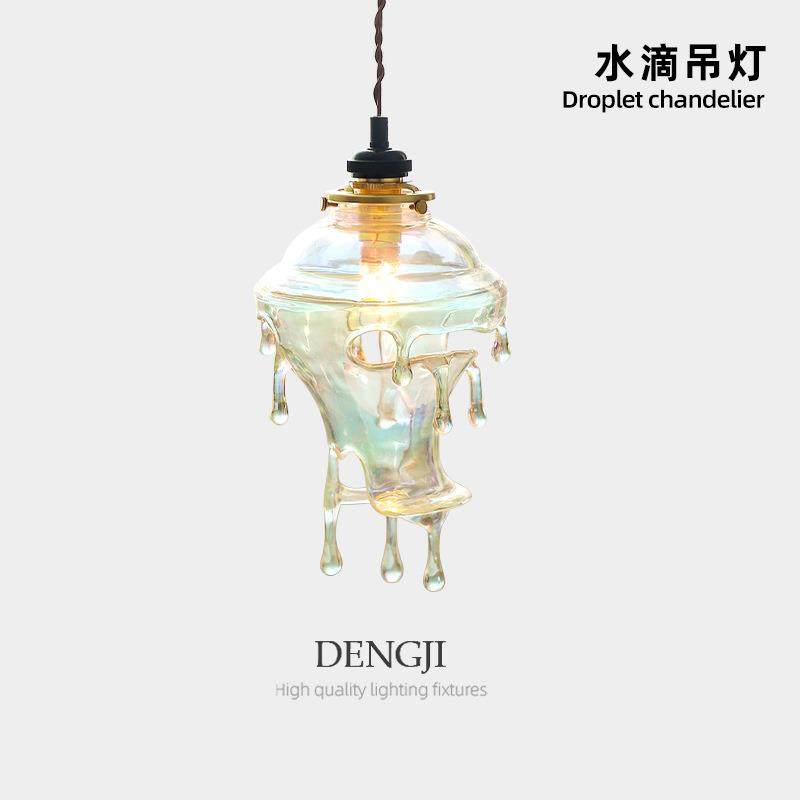融化蜡烛水滴复古餐厅吊灯设计师吧台创意灯个性艺术酒吧装饰灯具