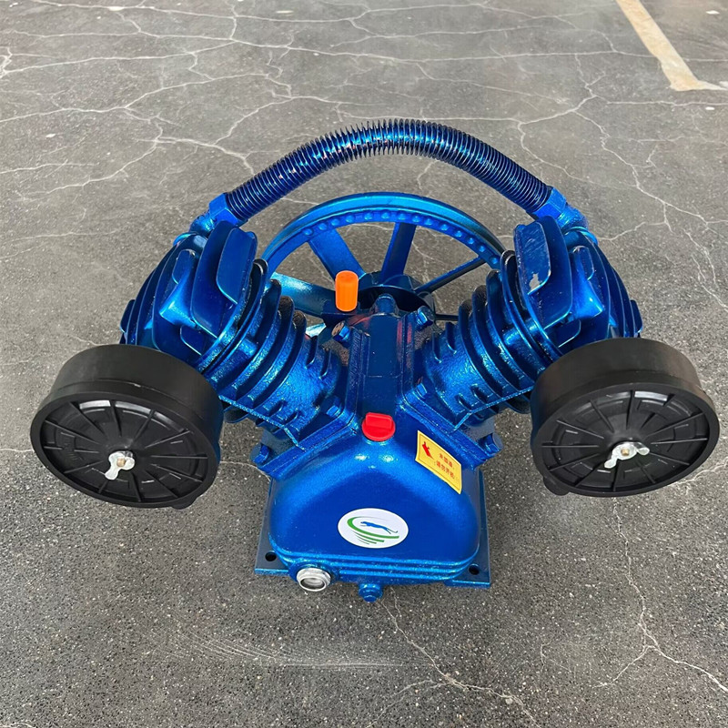 活塞空压机机头总成0.25/8/12.5工业气泵空气压缩机泵头配件大全