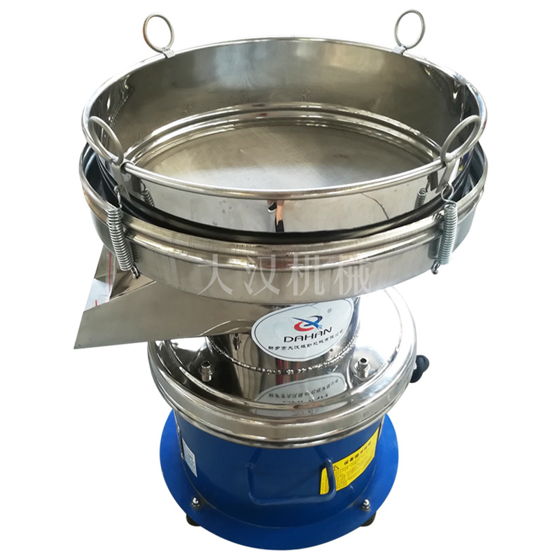 不锈钢液体过滤筛 小型单层振动筛分机 DH-450型筛分设备