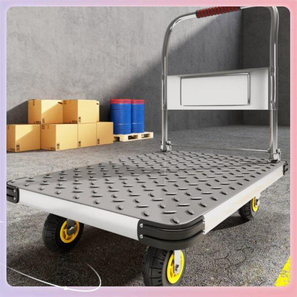 ??钢板手推车四轮静音搬运车快递拉货平板车小推车折叠拖车推货拉,商业/办公家具,平板手推车/工具车/爬楼机,淘宝优惠券,粉丝福利购,淘宝优惠卷