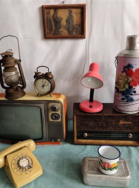 民俗怀旧老e物件摆件七八十年代民间老旧货老家具复古展览真品道