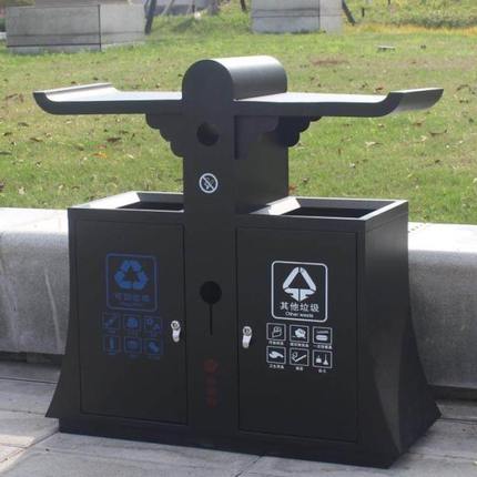 户外不锈钢垃圾桶景区果皮箱环卫大号仿古公园小区分类环保垃圾箱