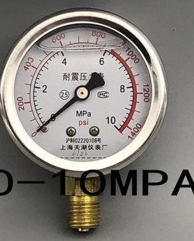 抗震 油压表 耐震压力表 YN-60 10MPA 1400PSi YTN60